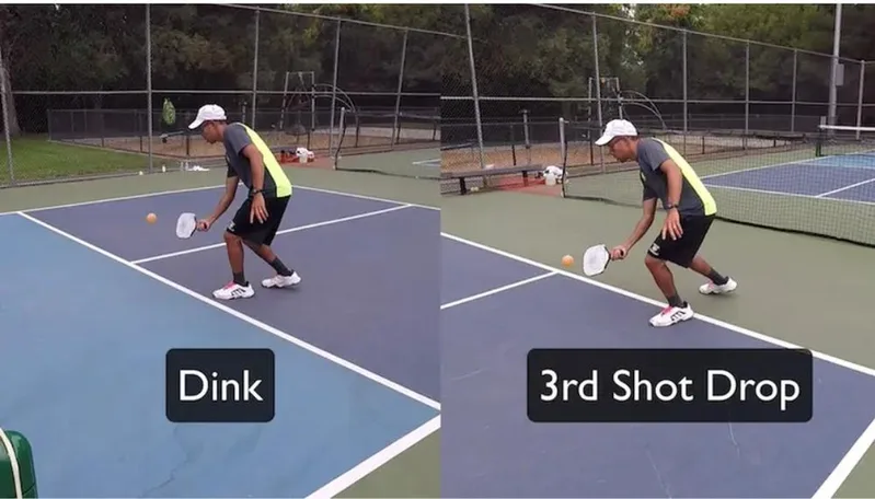 Giao bóng, dink, volley, smash và cú đánh thứ ba là những kỹ thuật nền tảng người mới nên luyện tập.
