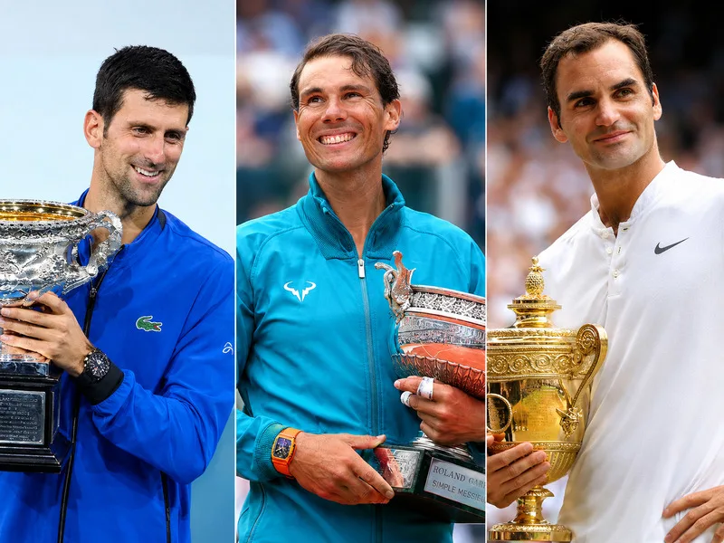 Federer, Nadal và Djokovic tạo nên Big Three, bộ ba gắn với một giai đoạn đặc biệt của tennis nam